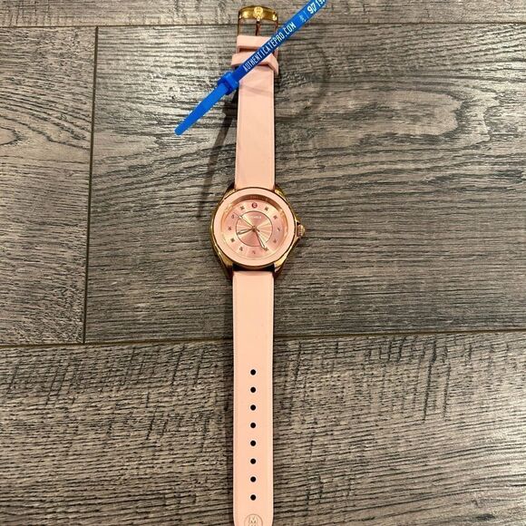 Michele Watch Cape Topaz Dial Silicone Strap - Picture 2 of 7
